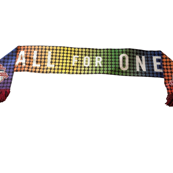 Rainbow Toronto FC Pride Scarf - Picture 2 of 4